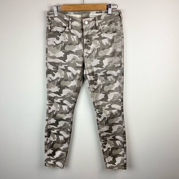 Anthropologie Pilcro High-Rise Skinny Camo Pants - Picture 2 of 8